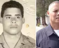 Humberto Real Suárez, antes y después de estar en la cárcel.