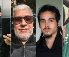 De izquierda a derecha: Ricardo Figueredo, Juan Pin, Fraguela y Yulier P.