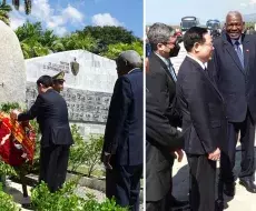 Presidentes de los parlamentos de Cuba y Vietnam.
