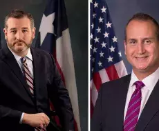 Ted Cruz y Mario Díaz Balart, políticos republicanos.