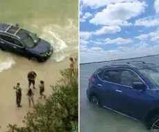 VIDEO: Conductora presuntamente ebria casi atropella a bañistas en playa de Florida