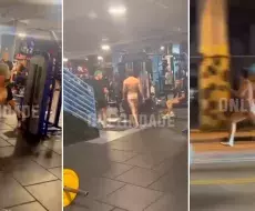 VIDEO | ¡Insólito! Hombre desnudo genera caos en gimnasio de Florida