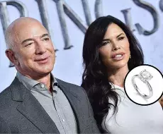 Lauren Sánchez muestra el gigantesco anillo de compromiso que le dio Jeff Bezos