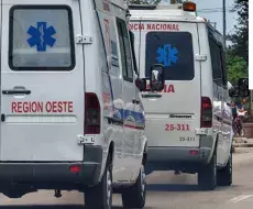 Ambulancias en La Habana