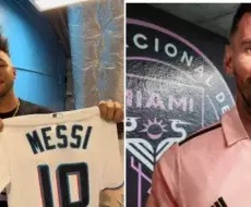 Gurriel le da la bienvenida a Messi a Miami