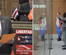 Delegación de la Asamblea de la Resistencia Cubana (ARC) en el Congreso costarricense