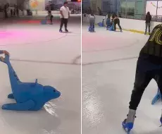 La Diosa sorprende a su hija llevándola a patinar sobre hielo por primera vez en Miami
