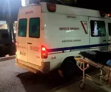 Ambulancia en hospital de Cienfuegos