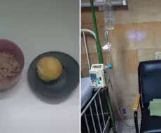 La comida que dan en centros médicos en Cuba
