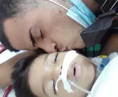 Niño en condición crítica, su padre pide ayuda
