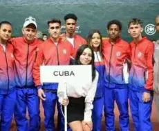 Atletas cubanos de pelota vasca