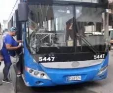 Guagua rota en La Habana