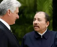 Miguel Díaz-Canel y Daniel Ortega