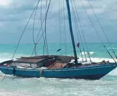 Embarcación de migrantes haitianos