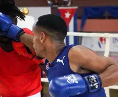 Boxeadores cubanos en el Playa Girón 2024