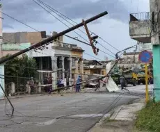 Daños por tormenta en La Habana