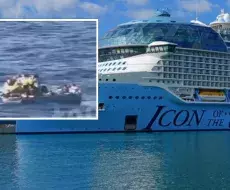 VIDEO: 'Icon of the Seas', el crucero más grande del mundo, rescata a 14 balseros cubanos