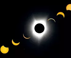 Eclipse solar hoy lunes 8 de abril