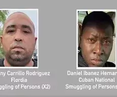 Cubanos arrestados por tráfico de ilegales