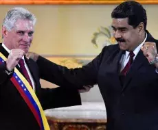 Nicolás Maduro y Miguel Díaz-Canel