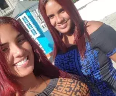 Las hermanas Lisdani y Lidianis Rodríguez Isaac