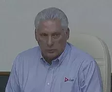 Miguel Díaz Canel culoa al bloqueo