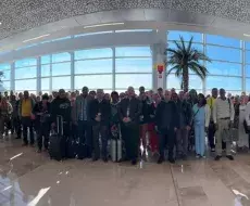 Los cubanos llegaron al aeropuerto Internacional Felipe Ángeles