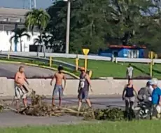 Protesta en Avenida de 100 y Boyeros, La Habana