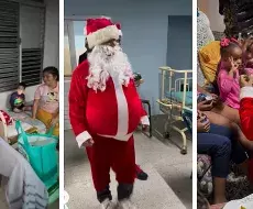 Jóvenes artistas llevan comida a niños en el hospital