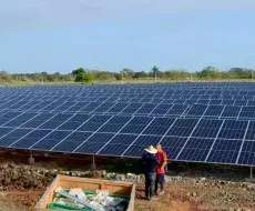 Parque fotovoltaico en Cuba