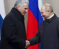 Miguel Díaz-Canel y Vladimir Putin, en noviembre del 2022