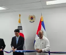 Ceremonia de apertura de la embajada de Corea del Sur en Cuba