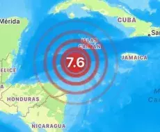 Sismo de magnitud 7.6 sacude el mar Caribe