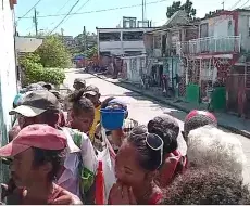 Muchos vecinos comen gracias a la labor humanitaria de la Unpacu