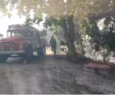 Incendio en la torre de transmisión de la señal de la televisión cubana en Santa Clara