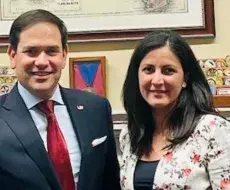 Rosa María Payá y Marco Rubio