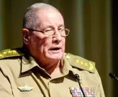 Ministro de las FAR cubano, General de cuerpo de Ejército Álvaro López Miera