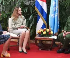 Alena Douhan, Relatora Especial de ONU, de visita oficial en Cuba.