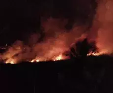 Se incendian varios kilómetros de mangle en Matanzas.