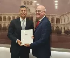 Dr. Orlando Gutiérrez Boronat se reúne con presidente de Paraguay Santiago Peña