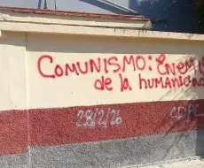 Cartel contra el régimen que apareció en febrero en La Habana.