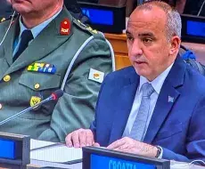 Embajador cubano ante la ONU, Ernesto Soberón.