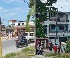 Protesta en Calzada de Diez de Octubre. Abril de 2026.