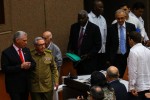 Días Canel, Raúl Castro y otros dirigentes del régimen cubano. Foto: Cubadebate