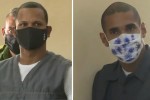 Maykel Osorbo y Luis Manuel otero en juicio. Fotomontaje: ADN Cuba