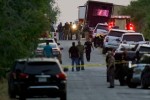 Camión en Texas con 50 migrantes muertos. Foto: ERIC GAY (AP)