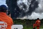 Reportan nueva explosión en Zona Industrial de Matanzas. Foto: Cubadebate