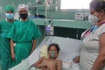 Niños con dengue en Cuba