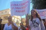 Marcha de animalistas en Cuba. Foto: tomada del perfil en Facebook de Beatriz Batista