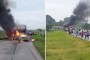 Fallecieron dos pasajeros del auto de turismo y el chófer del camión fue trasladado a la ciudad de Camagüey, al parecer sin peligro para la vida